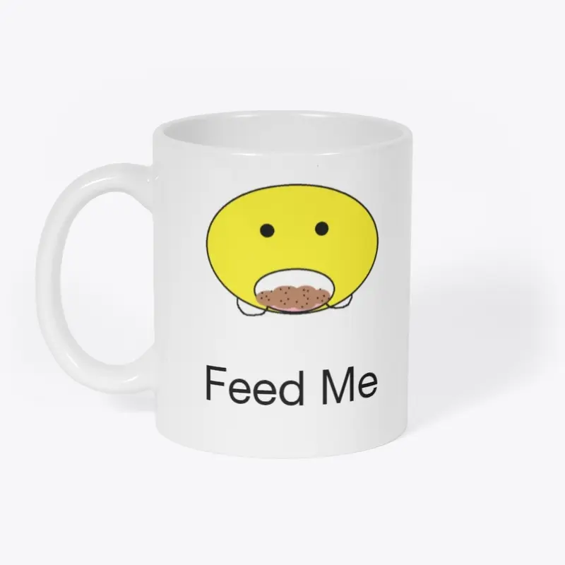 Feed Me Emoji Mug